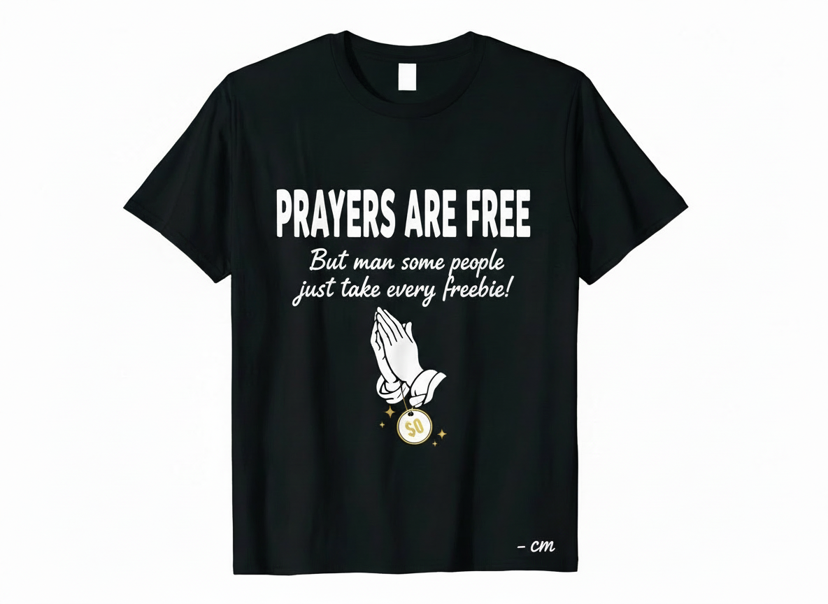 Prayers are free! But man some people take so much freebies!